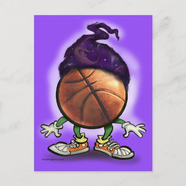 Cartão Postal Assistente de basquetebol (Frente)