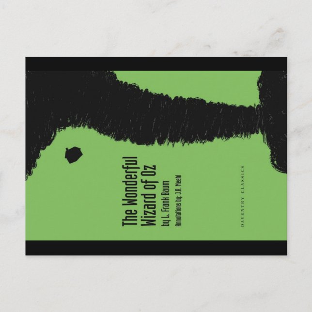Cartão Postal Assistente de Cartão-Postal Anotado Oz (Frente)
