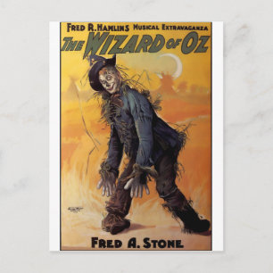 Cartão Postal Assistente De Oz