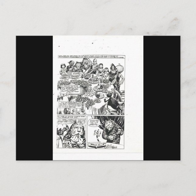 Cartão Postal Assistente de Oz (Terra de Oz) Dorothy Ozma Scarec (Frente)