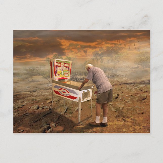 Cartão Postal Assistente de Pinball (Frente)