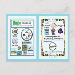 Cartão Postal Assistente de Raele - Elemento de Radium