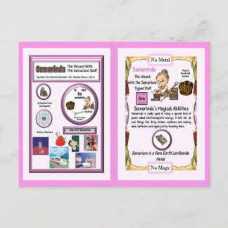 Cartão Postal Assistente de Samarinda - Elemento de Samário