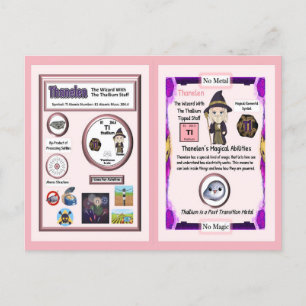 Cartão Postal Assistente de Thanelen - Elemento de Thallium