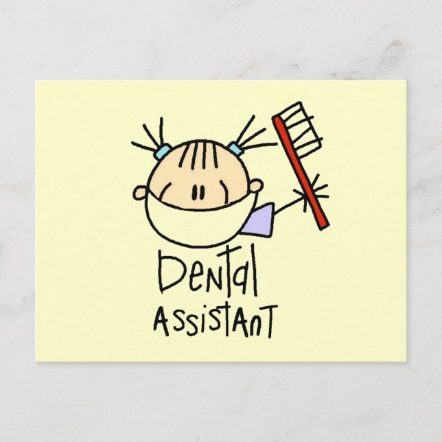 Cartão Postal Assistente Dentário (Frente)