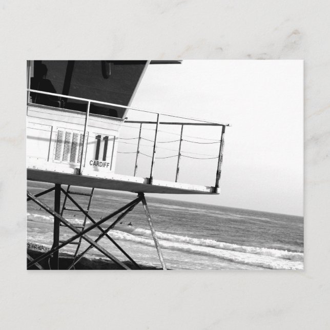 Cartão postal Assistindo os Surfistas (Frente)