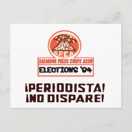 Cartão Postal Assoc. 1984 da imprensa de Salvador