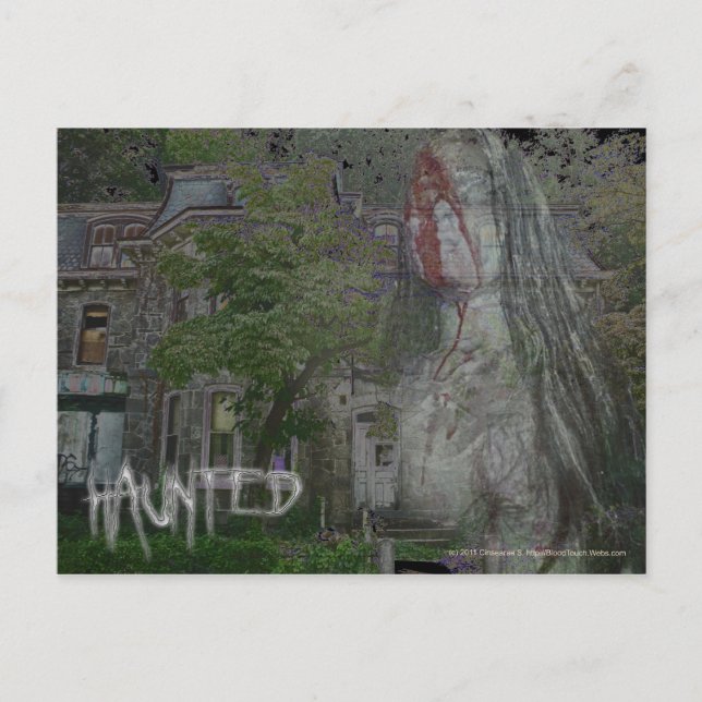Cartão postal assombrado (Frente)