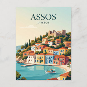 Cartão Postal Assos Grécia