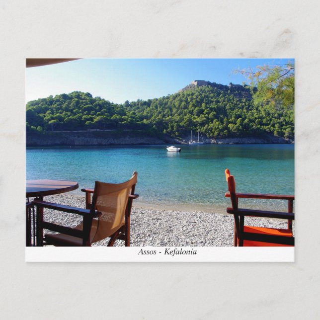 Cartão Postal Assos - Kefalonia (Frente)