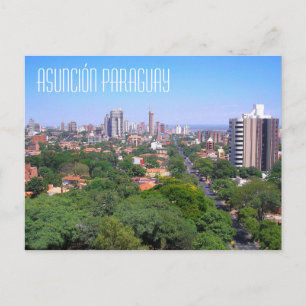 Cartão postal Assunção Paraguai
