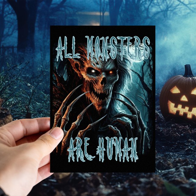 Cartão Postal Assustador horror morto-morto, monstro, demônio ou (Criador carregado)