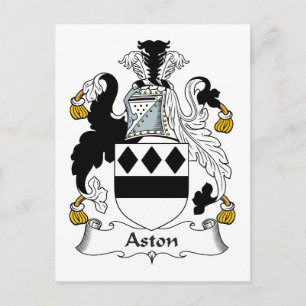 Cartão Postal Aston Family Crest