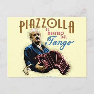Cartão Postal Astor Piazzolla