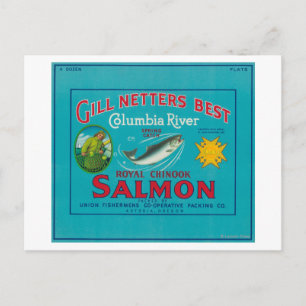Cartão Postal Astoria, OregonGill Netters BestAstoria, OR