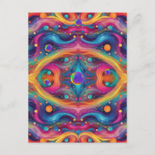 Cartão Postal Astrologia planeta espaço galáxia universo