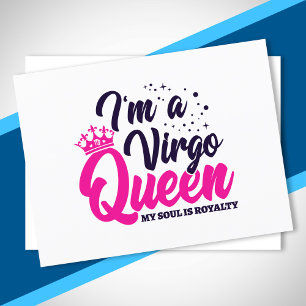 Cartão Postal Astrologia Zodíaco Aniversário de Agosto e Setembr