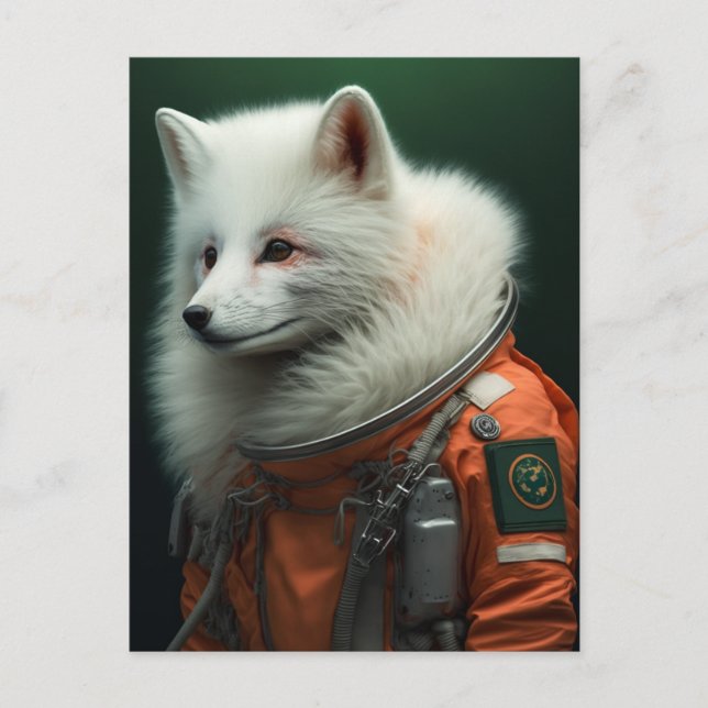 Cartão Postal Astronaunt Fox (Frente)