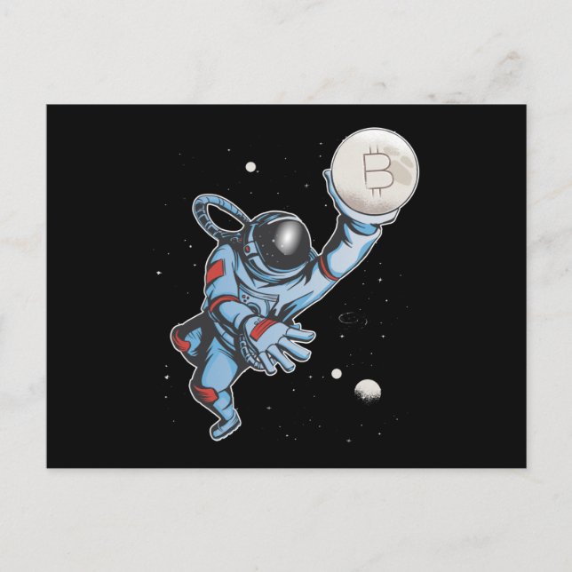 Cartão Postal Astronauta da Lua (Frente)