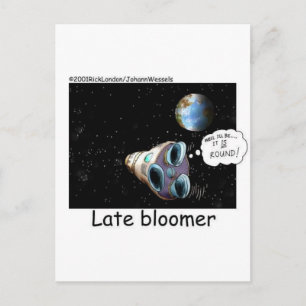 Cartão Postal Astronauta de Desenvolvimento Tardio Presentes e C