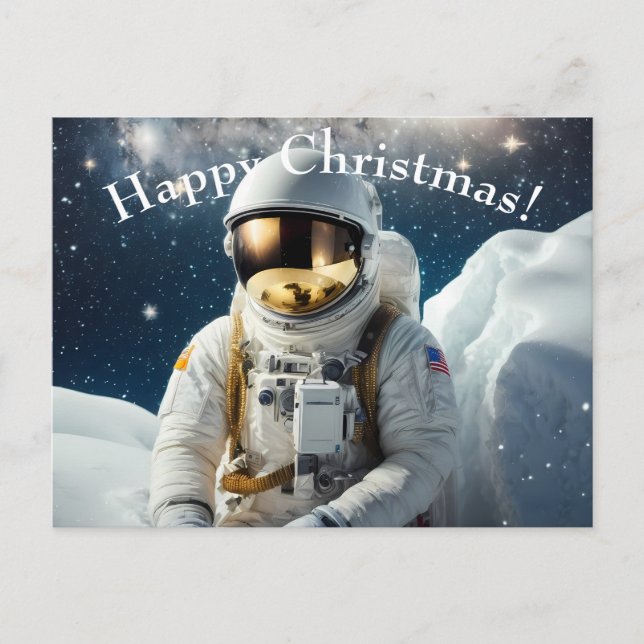 Cartão Postal Astronauta de Natal (Frente)