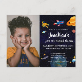 Cartão Postal Astronauta Fofo