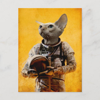 Cartão Postal Astronauta orgulhoso