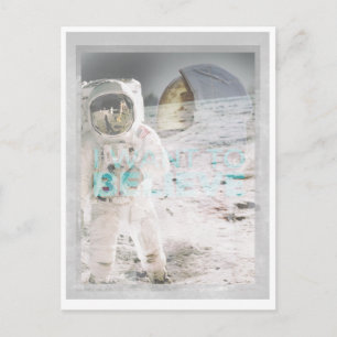 Cartão Postal Astronautas