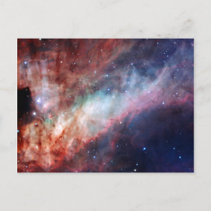 Cartão Postal Astronomia Espacial Omega Nebula