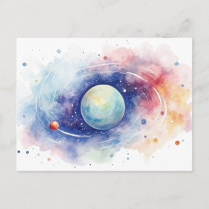 Cartão Postal Astronomia universo nebulosa.
