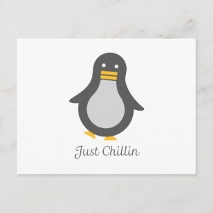 Cartão Postal Asv Penguin