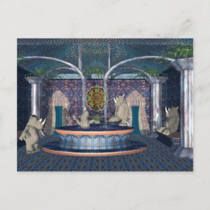 Cartão Postal At the rhino spa postcard