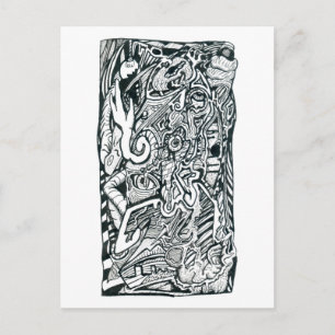 Cartão Postal Ataque de ansiedade de Brian Benson