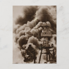 Cartão Postal Ataque em Pearl Harbor