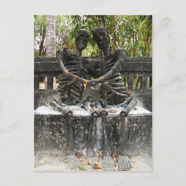 Cartão Postal Até que a morte nos separe... Nong Khai, Tailândia (Frente)