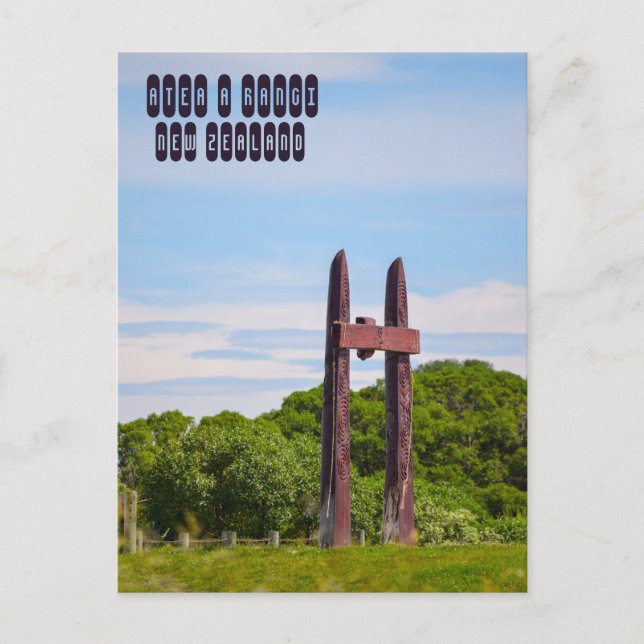 Cartão Postal Ātea a Rangi, Nova Zelândia (Frente)