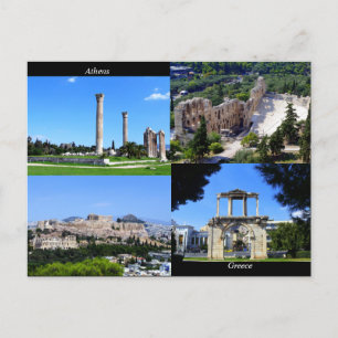 Cartão Postal Atenas - piscina