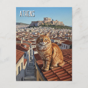 Cartão Postal Atenas Plaka Grécia Viagem