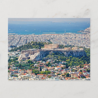 Cartão Postal Athens from lycabettus hill