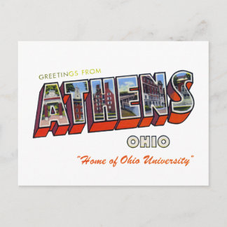 Cartão Postal Athens Ohio