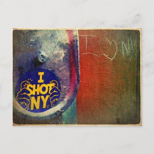 CARTÃO POSTAL "ATIRAR" NY (Frente)