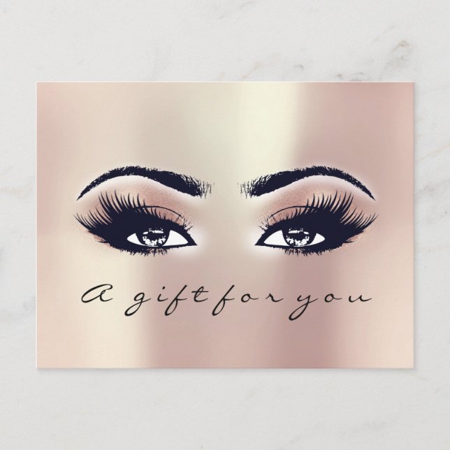 Cartão Postal Ativação de Lixiviação Dourada dos Olhos do Certif (Frente)