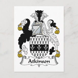 Cartão Postal Atkinson Family Crest