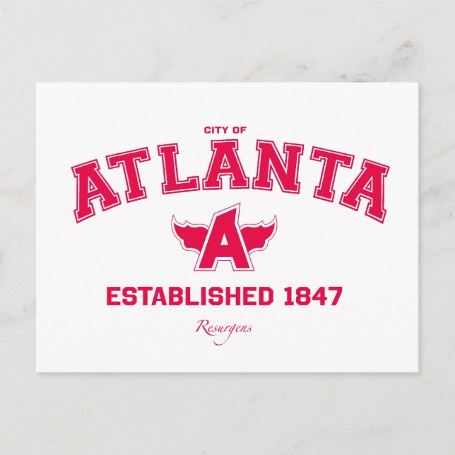 Cartão postal Atlanta (Frente)