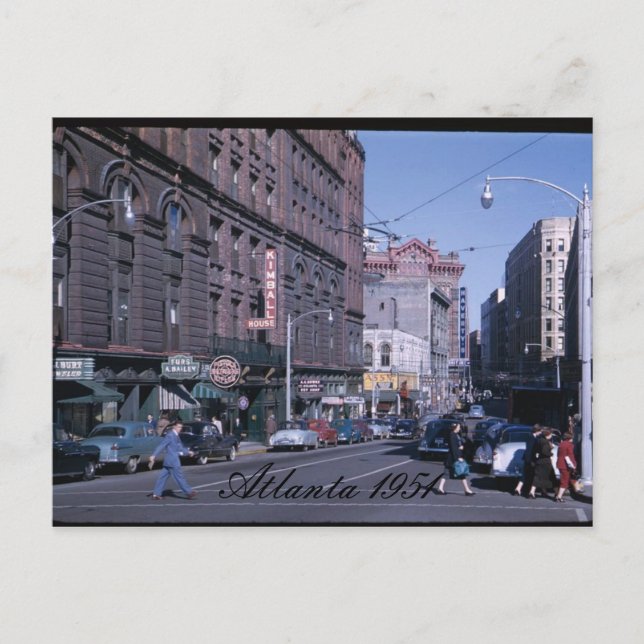 Cartão postal Atlanta 1951 (Frente)