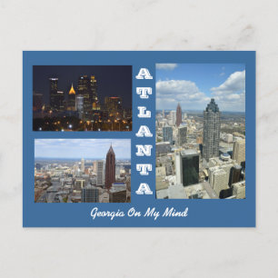Cartão Postal Atlanta, Cartão-postal da Georgia Cityscape