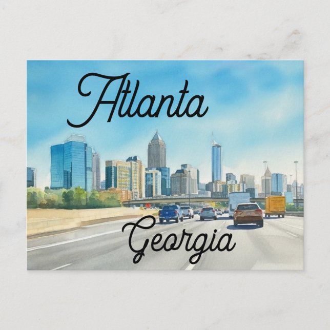 Cartão Postal Atlanta Geórgia  (Frente)