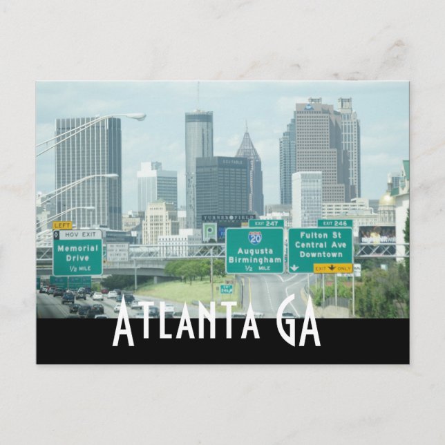 Cartão Postal atlanta georgia (Frente)