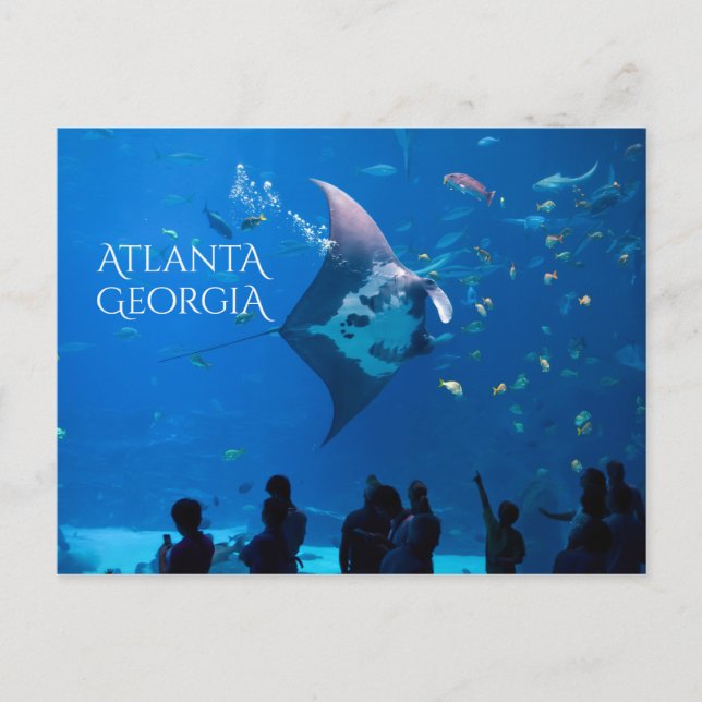 Cartão Postal Atlanta Georgia Sights (Frente)