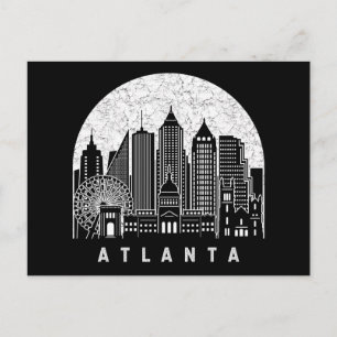 Cartão Postal Atlanta Georgia Skyline